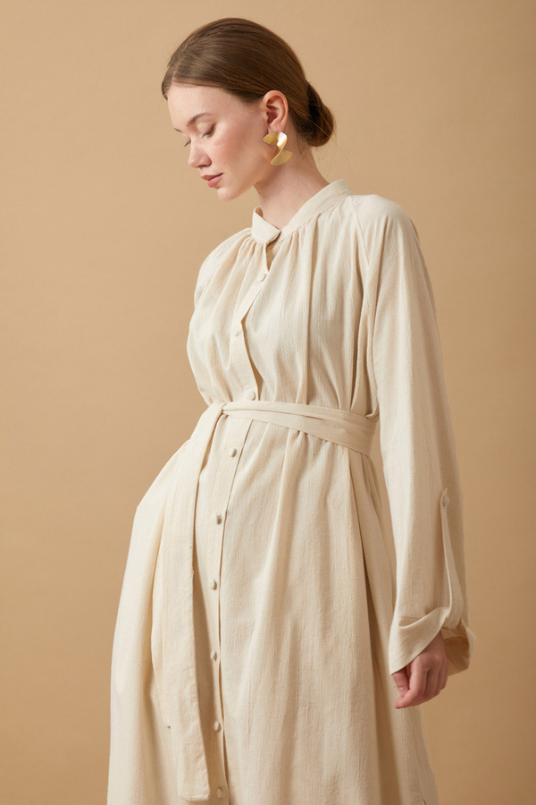 Şile Cloth Tunic Set Stone - 6