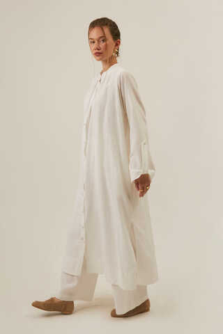 Şile Cloth Tunic Set White - 6