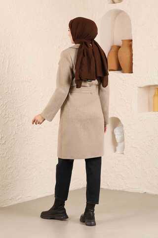 Single Button Cachet Coat Beige - 3