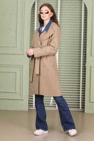 Single Button Cachet Coat Beige - 2