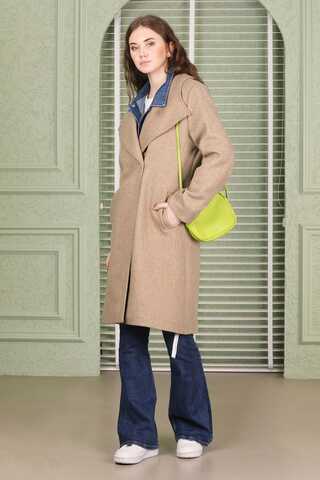 Single Button Cachet Coat Beige - 5