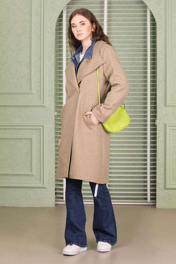 Single Button Cachet Coat Beige - 5