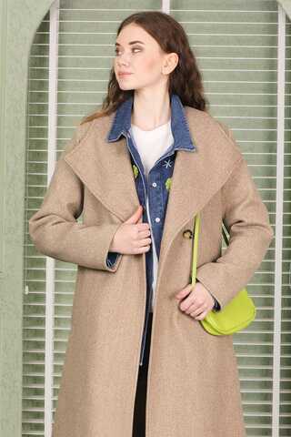 Single Button Cachet Coat Beige - 8