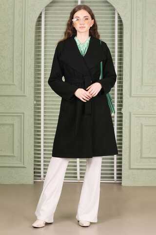 Single Button Cachet Coat Black - 2