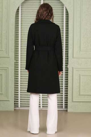 Single Button Cachet Coat Black - 4