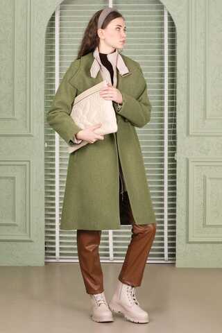 Single Button Cachet Coat Green - 2