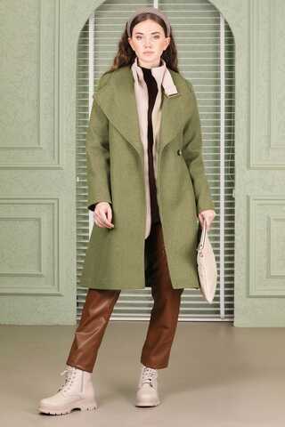 Single Button Cachet Coat Green - 4
