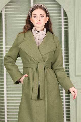 Single Button Cachet Coat Green - 8