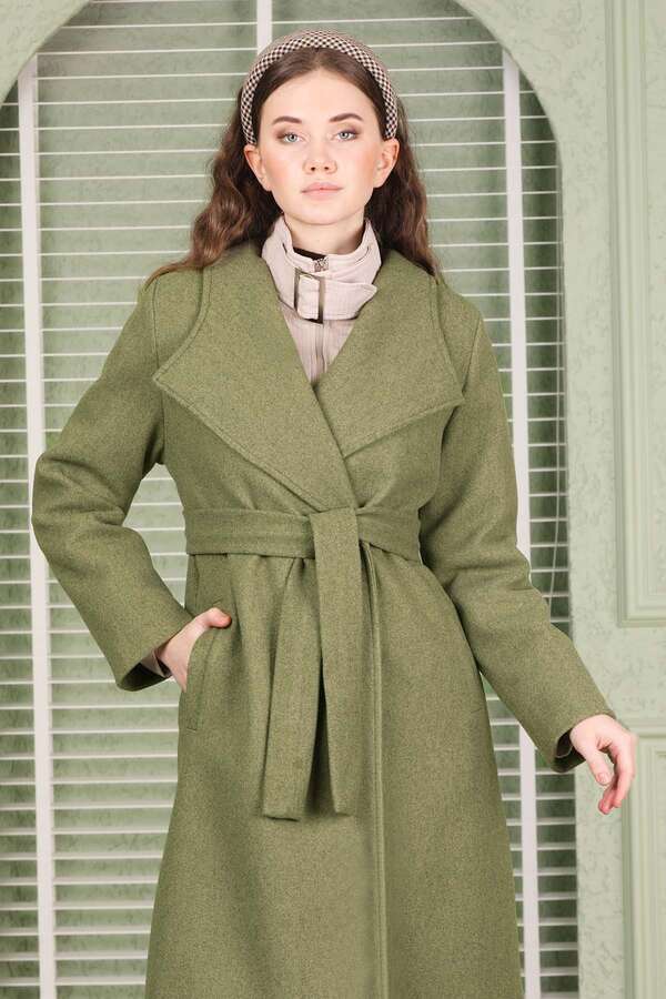 Single Button Cachet Coat Green - 8
