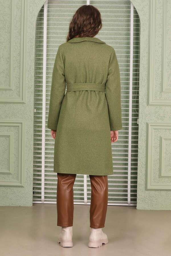 Single Button Cachet Coat Green - 9