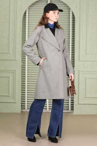 Single Button Cachet Coat Grey - 5