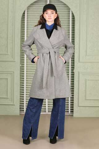 Single Button Cachet Coat Grey - 7