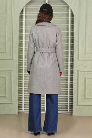 Single Button Cachet Coat Grey - 9