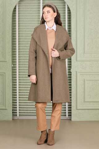 Single Button Cachet Coat Soil - 2