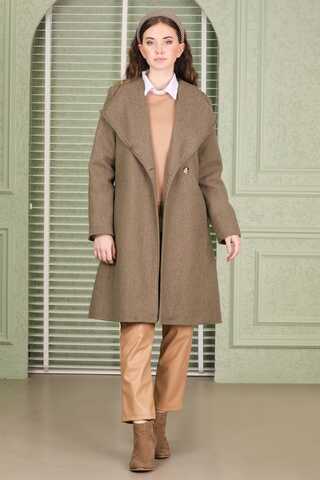 Single Button Cachet Coat Soil - 4