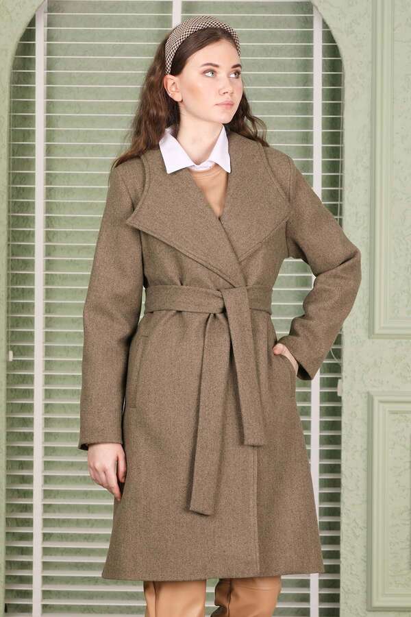 Single Button Cachet Coat Soil - 6