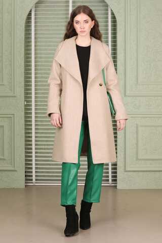 Single Button Cachet Coat Stone - 3