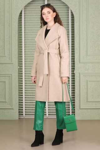 Single Button Cachet Coat Stone - 8