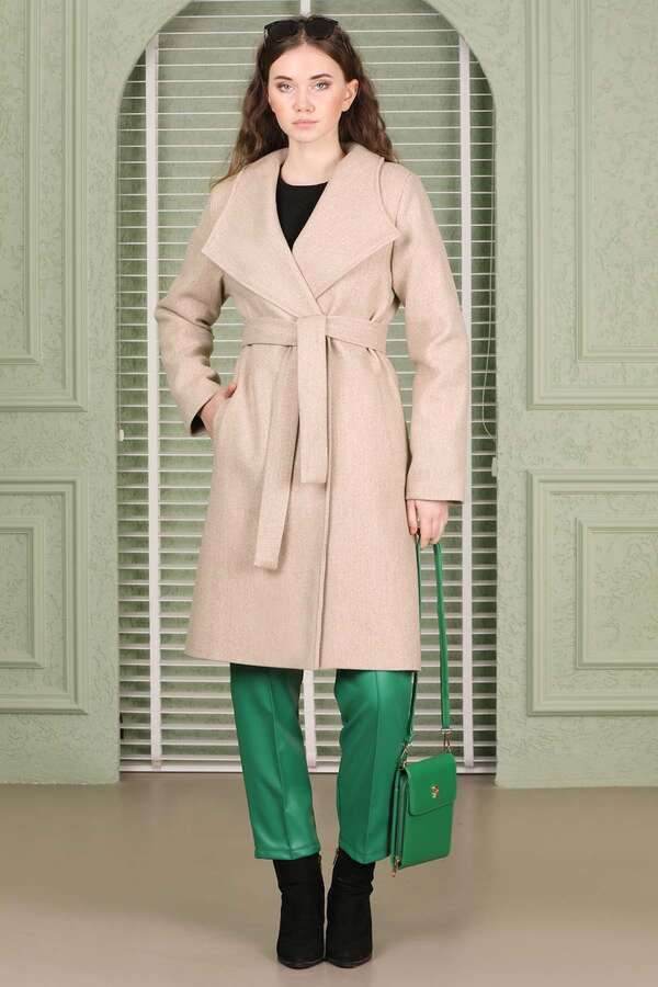 Single Button Cachet Coat Stone - 1