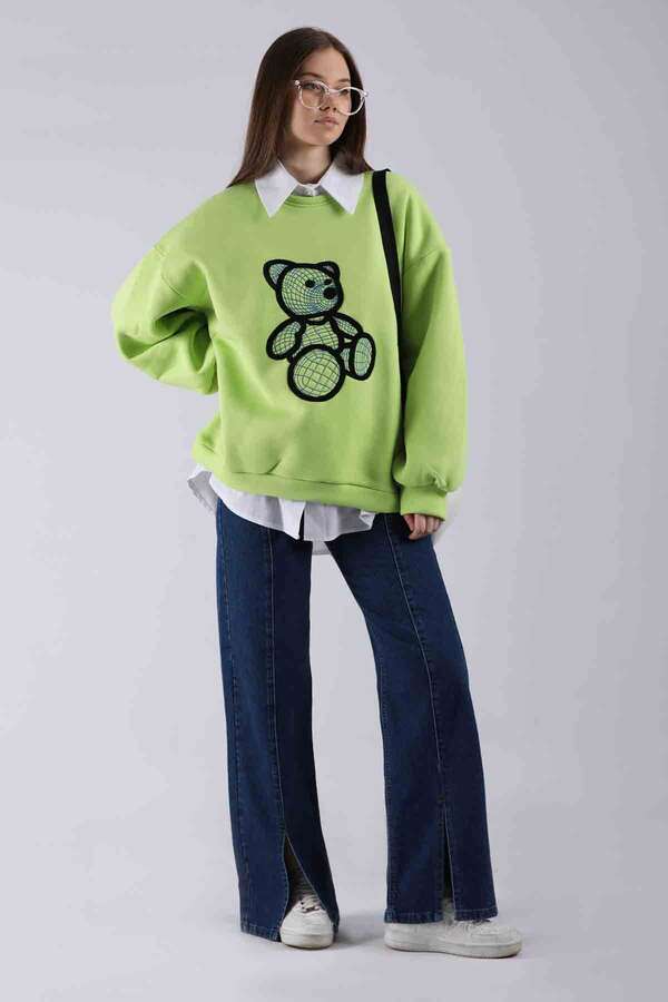 Slit Jeans Dark Blue - 4