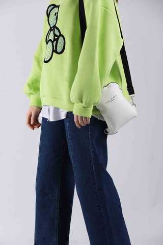 Slit Jeans Dark Blue - 2