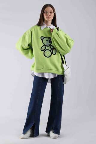 Slit Jeans Dark Blue - 3