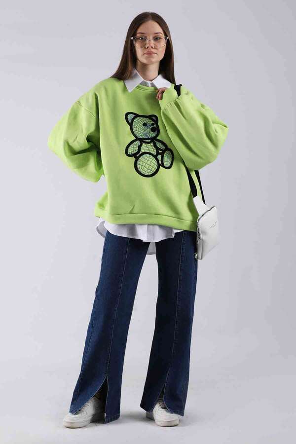 Slit Jeans Dark Blue - 3