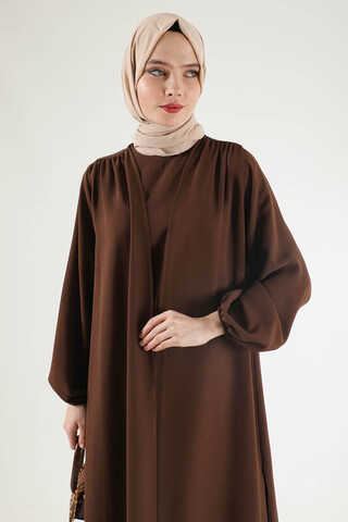Soft Kimono Suit Brown - 2