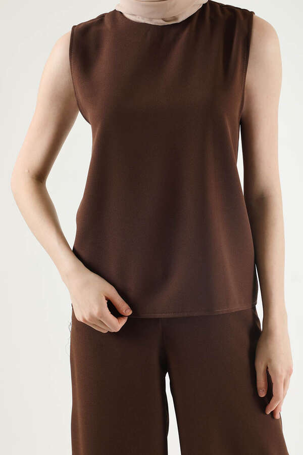 Soft Kimono Suit Brown - 4