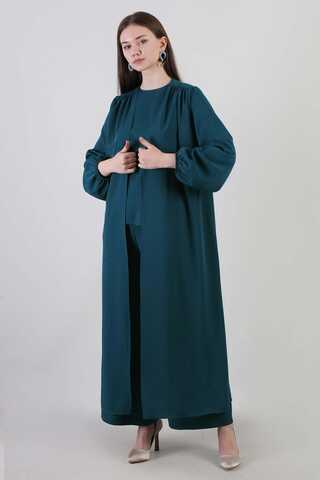 Soft Kimono Suit Emerald - 3