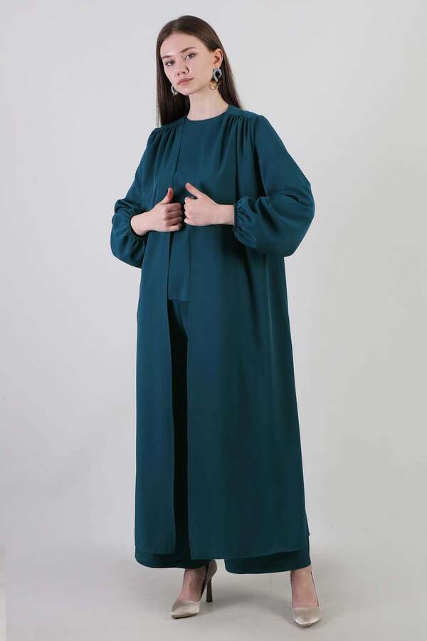 Soft Kimono Suit Emerald - 3