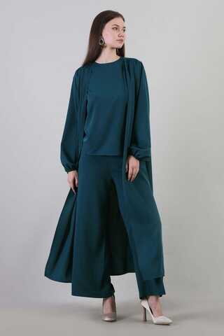 Soft Kimono Suit Emerald - 4