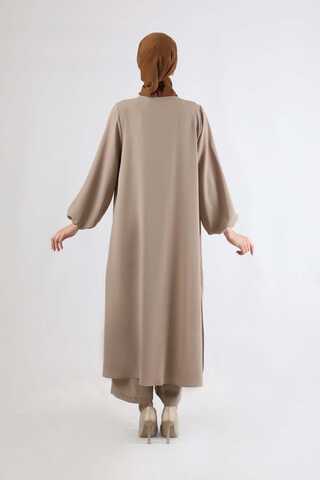 Soft Kimono Takım Bej - 5
