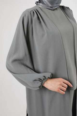 Soft Kimono Takım Koyu Gri - 4