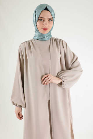 Soft Kimono Takım Krem - 3