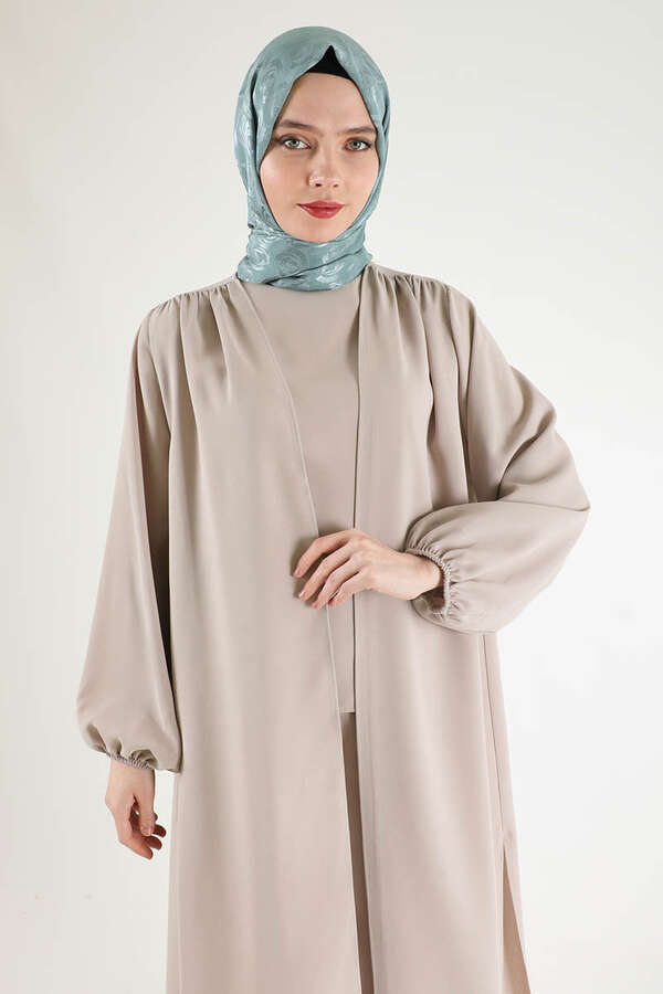 Soft Kimono Takım Krem - 3