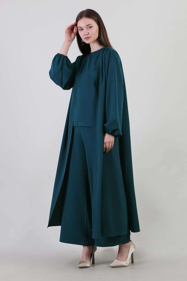 Soft Kimono Takım Zümrüt - 1