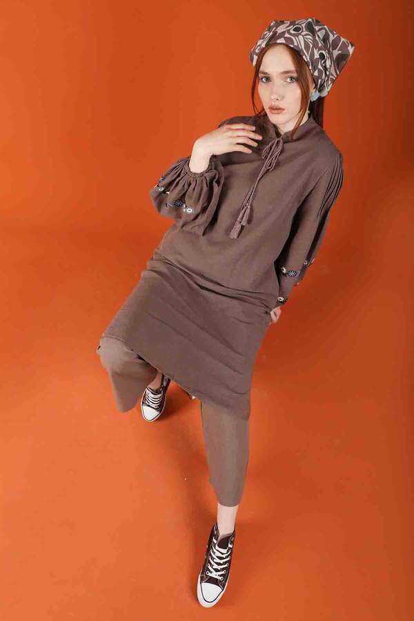 Soft Linen Suit Brown - 3