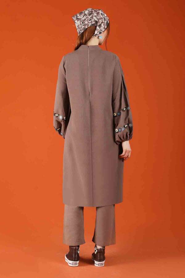 Soft Linen Suit Brown - 5