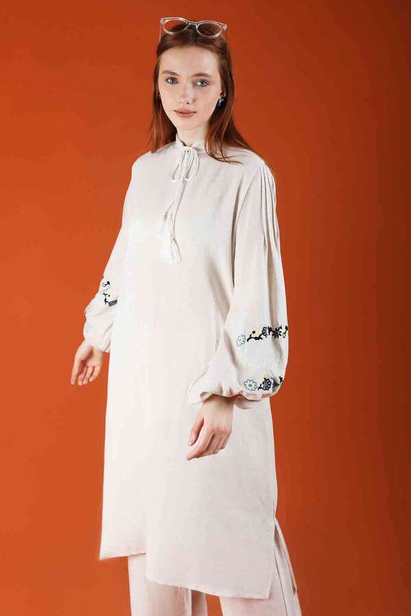 Soft Linen Suit Ecru - 4