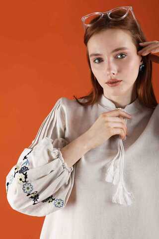 Soft Linen Suit Ecru - 3