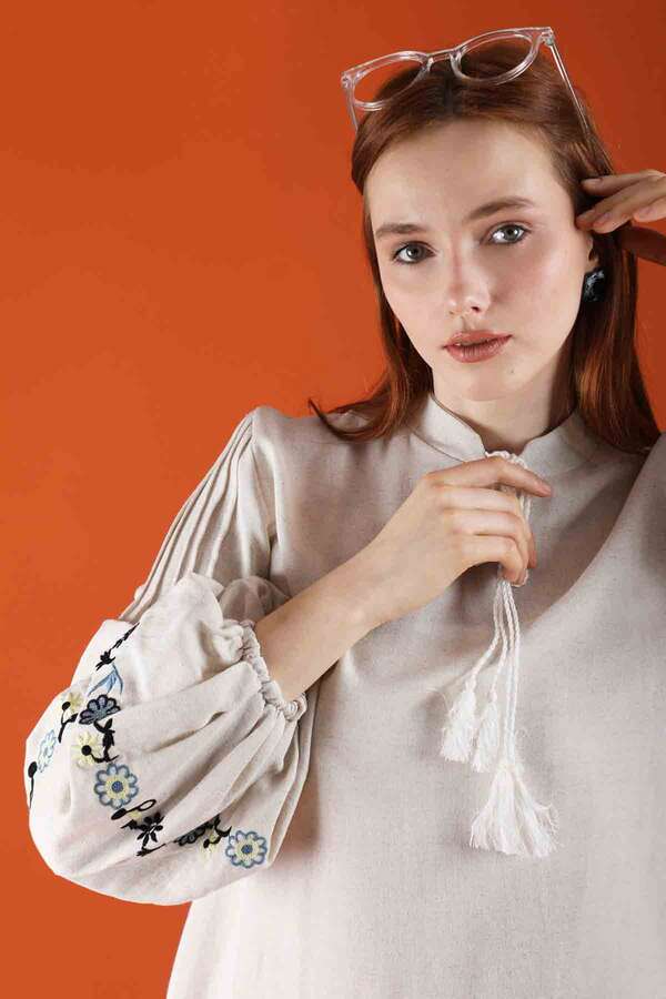 Soft Linen Suit Ecru - 3