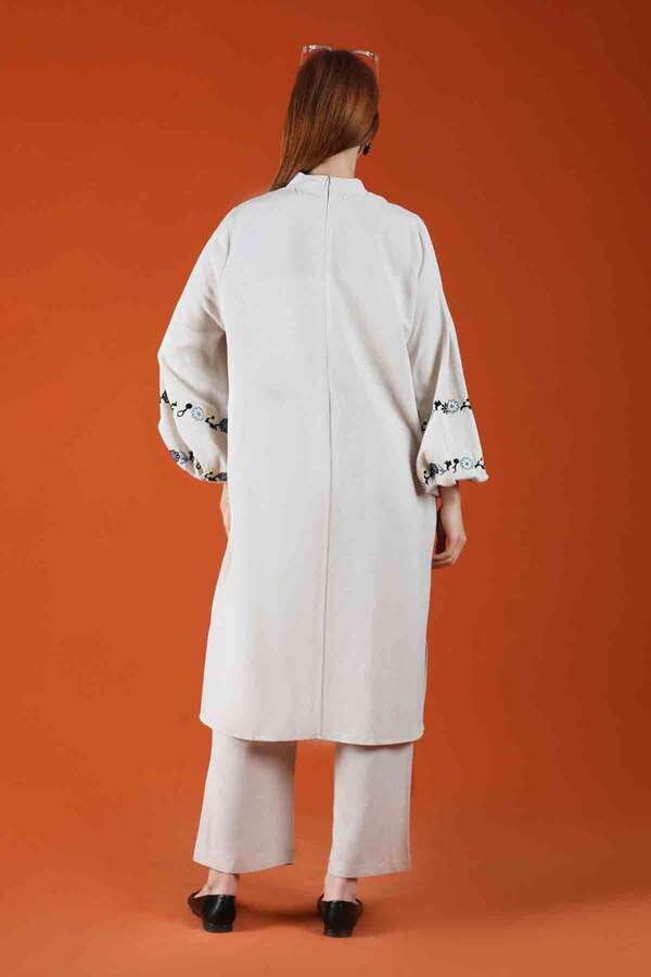 Soft Linen Suit Ecru - 5