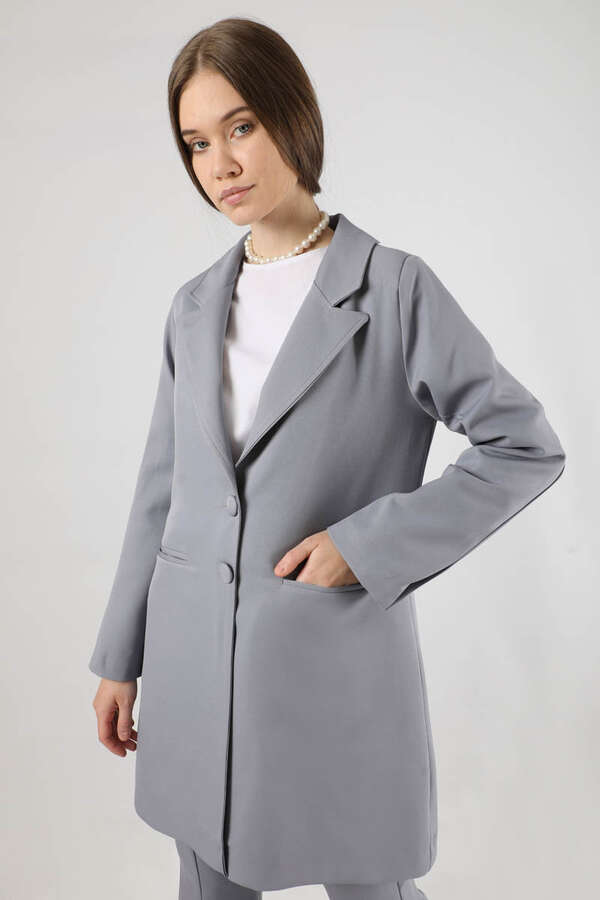 Spanish Trousers Jacket & Pants Suit Gray - 4