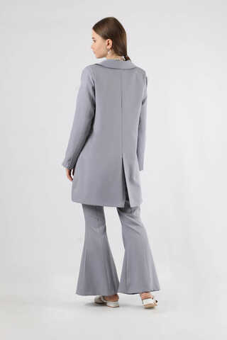 Spanish Trousers Jacket & Pants Suit Gray - 6