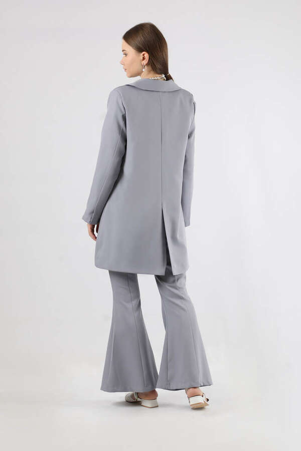 Spanish Trousers Jacket & Pants Suit Gray - 6