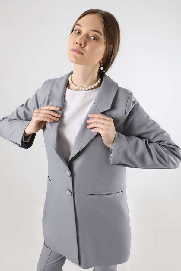 Spanish Trousers Jacket & Pants Suit Gray - 2