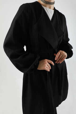 Spanish Trousers Kimono Suit Black - 4
