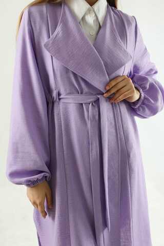 Spanish Trousers Kimono Suit Lilac - 4