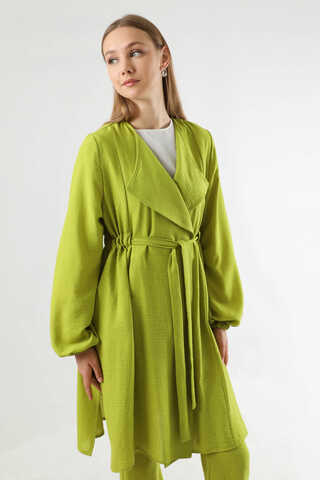 Spanish Trousers Kimono Suit Oil Green - 2